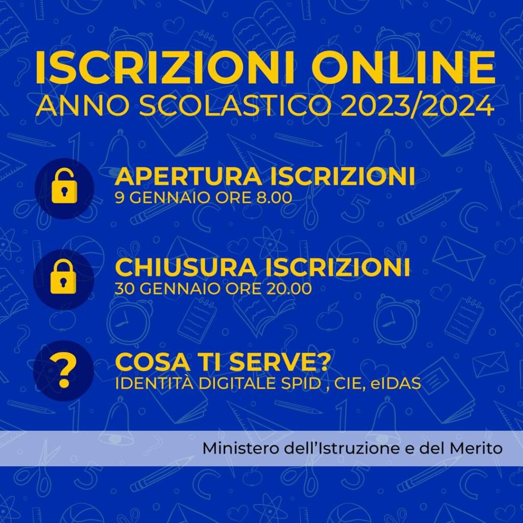 Iscrizioni Alle Scuole Di Ogni Ordine E Grado Per Lanno Scolastico 20232024 Istituto 